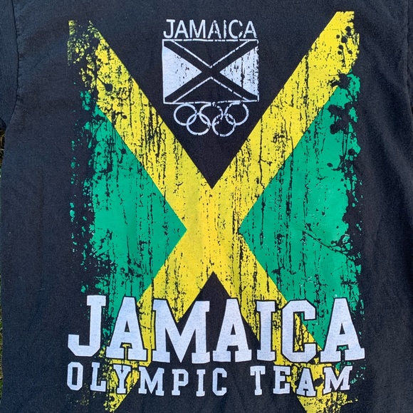 Authentic Jamaican Olympic Team Tee Shirt - Picture 2 of 4